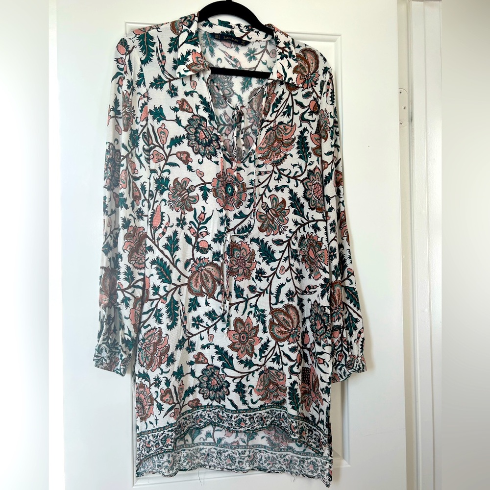 Zara Retro Inspired Paisley Dress